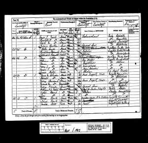 Elizabeth Grace Gibbs Porter 1881 census