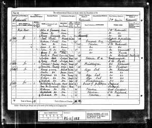 Jane Gibbs 1881 census