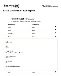 fanny pearce 1939 Register