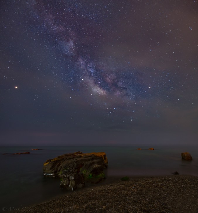 Made from 5 light frames (captured with a Canon camera) by Starry Landscape Stacker 1.5.1.