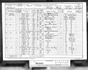 Joseph Newell 1891 Census