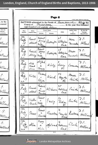 Alice Maud Olive Kirby, Baptism