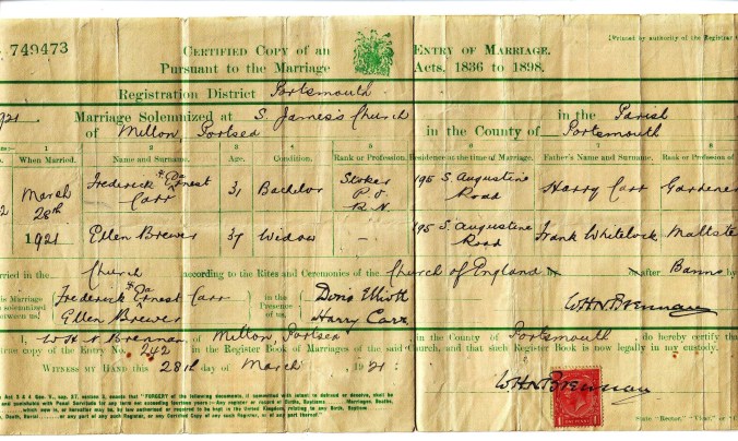 Marriage Certificate
