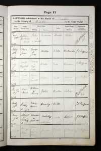 Albert sidney Rudgely baptism