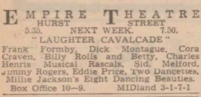3rd, 5th, 8th and 9th February 1940 - Sports Argus - Birmingham