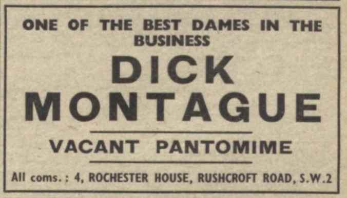 14 July 1949 - The Stage - London