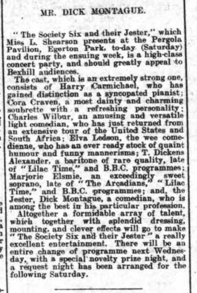 23 May 1931 - Bexhill-on-Sea Observer - Bexhill