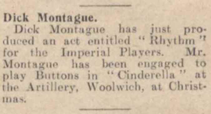 31 October 1935 - The Stage - London