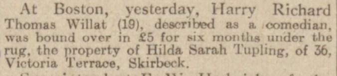Sherfield Daily Telegraph - 16 December 1920 - At Boston
