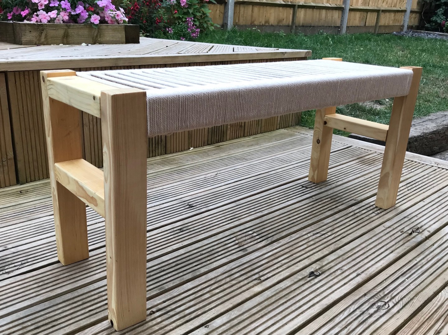 Just a little something I knock up – Woven Bench | Intwined