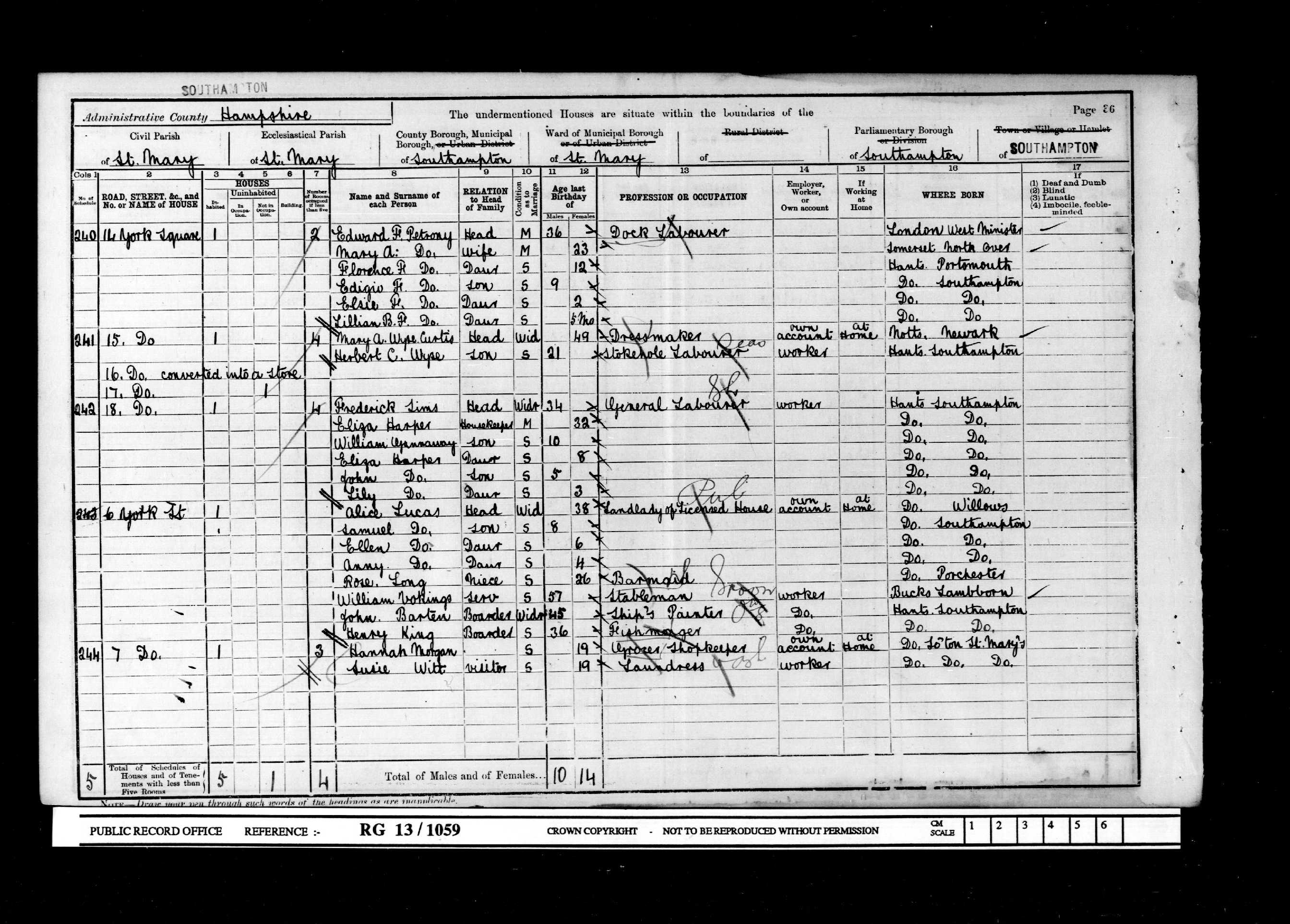 The Life Of Alice Southwell, 1861 – 1915, Part 3 – The Final Chapter ...